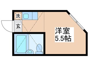 シャトウ河辺の物件間取画像